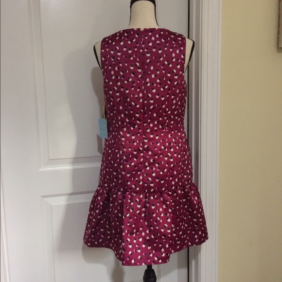 Cynthia Steffe Drop Waist Plum Dress - Picture 5 of 7